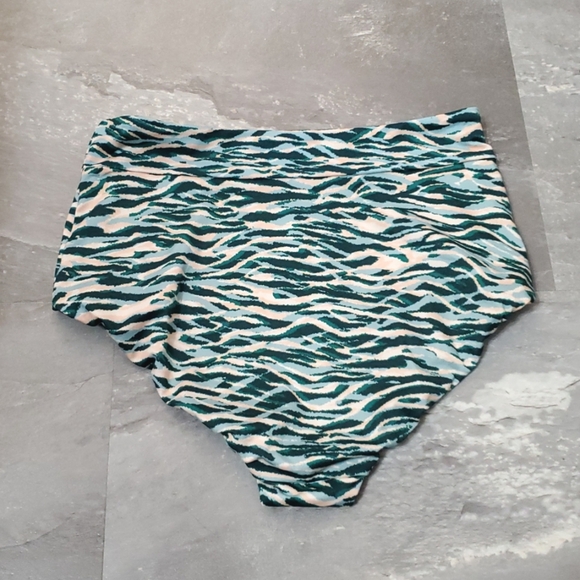 NWOT Seafolly Wild At Heart High Waisted Full Coverage Bikini Bottom. 6US - Picture 8 of 11